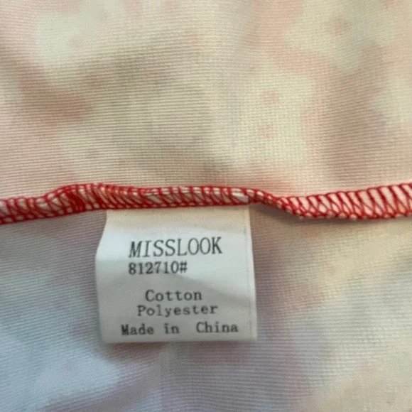 MISSLOOK women's striped a-line skirt. - Picture 6 of 7